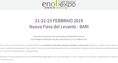 Desktop Screenshot of enoliexpo.com